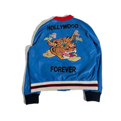 gucci hollywood forever jacket|Gucci Gucci 'Hollywood Forever' Leather Track Jacket .